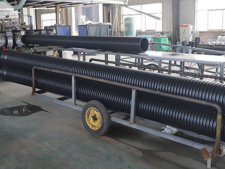 HDPE雙壁波紋管生產車間